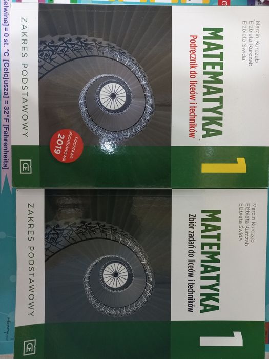 Komplet podręcznik+zbiór zadań matematyka pazdro klasa1