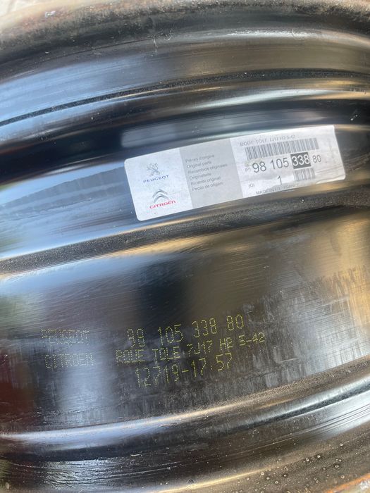 Сталеві диски 5/108 R17 Пежо сітроєн Вольво форд