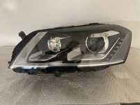 Vw Passat b7 lampa przód lewa bi-xenon led skretny caly