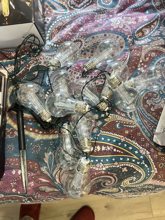 Grinalda Luzes Solares - 5 embalagens