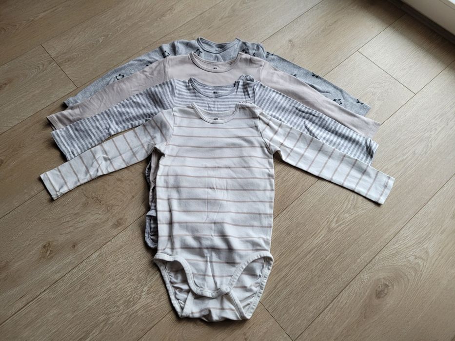 Body chłopięce 4 szt 104 h&m stan bdb