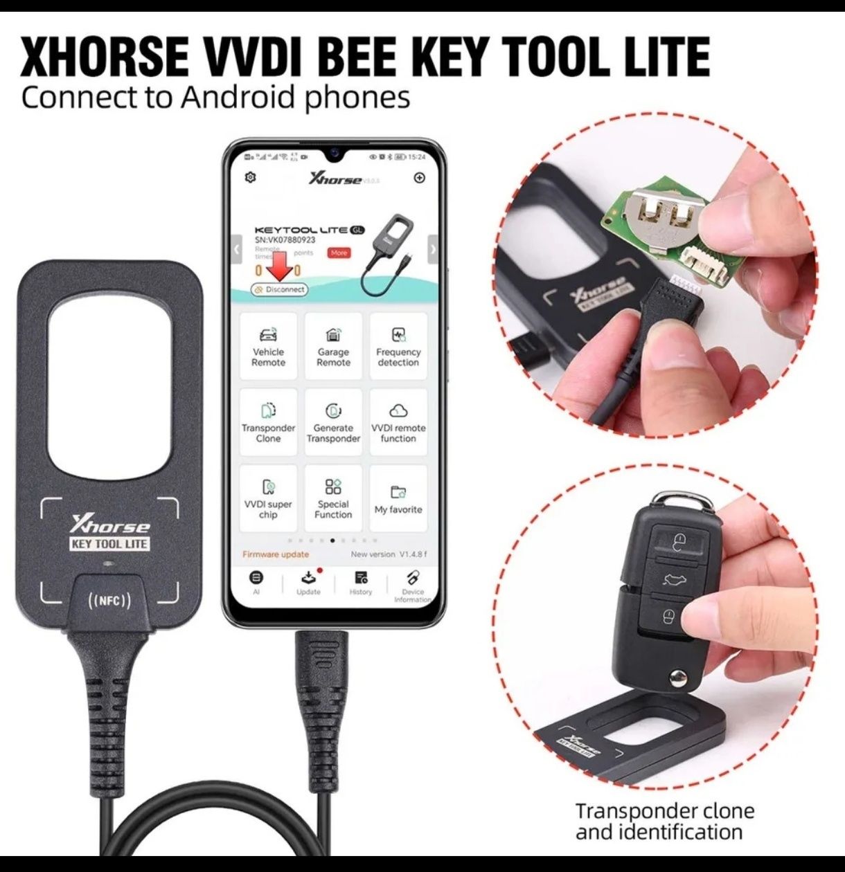 Програматор ключів Xhorse VVDI BEE KEY TOOL LITE