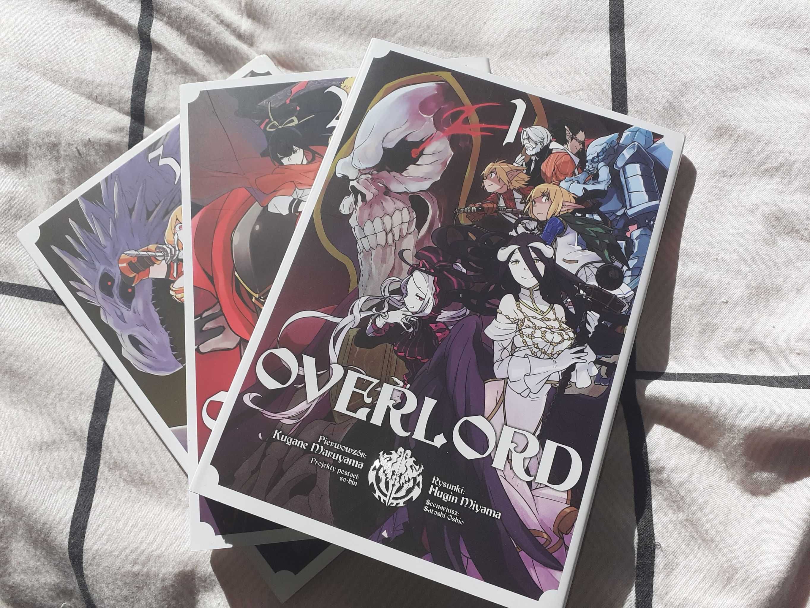 Manga Overlord tomy 1-3