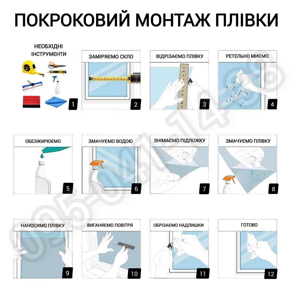 Бронеплівка для вікон. Захист від уламків скла. Бронепленка на окна.