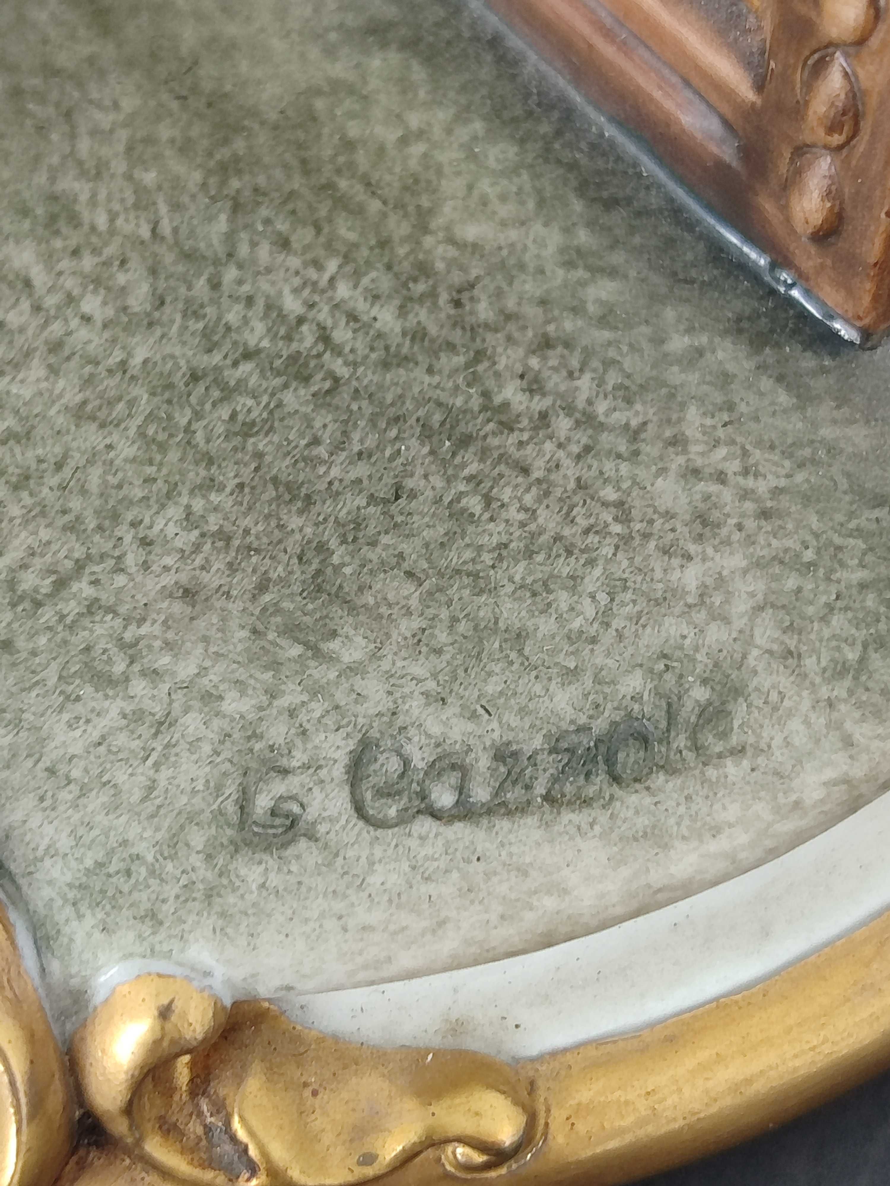 Escultura  de advogada Capodimonte
