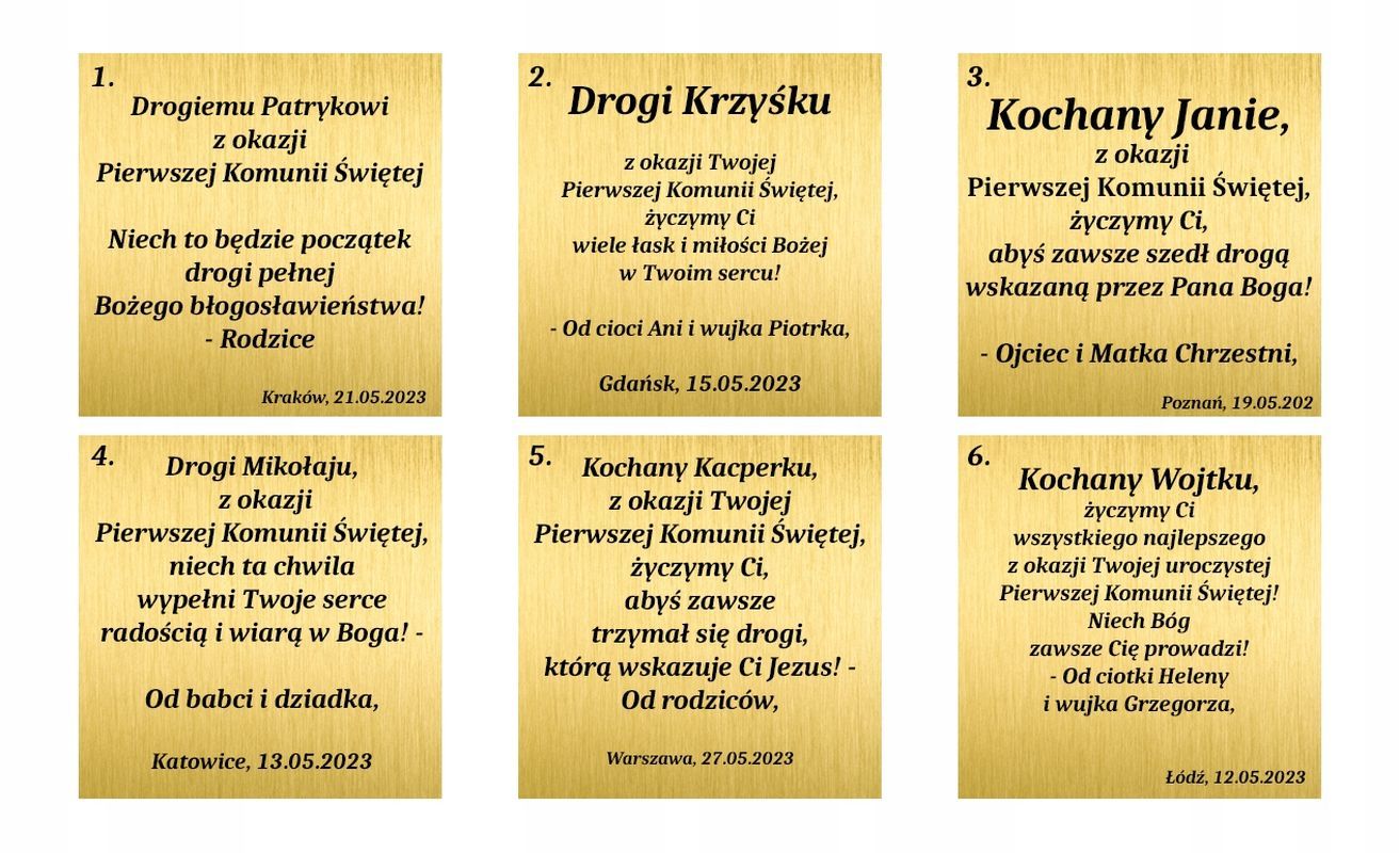 Złoty Łańcuszek Na Komunię Dla Dziewczynki + Krzyżyk 18k Grawer + Pude