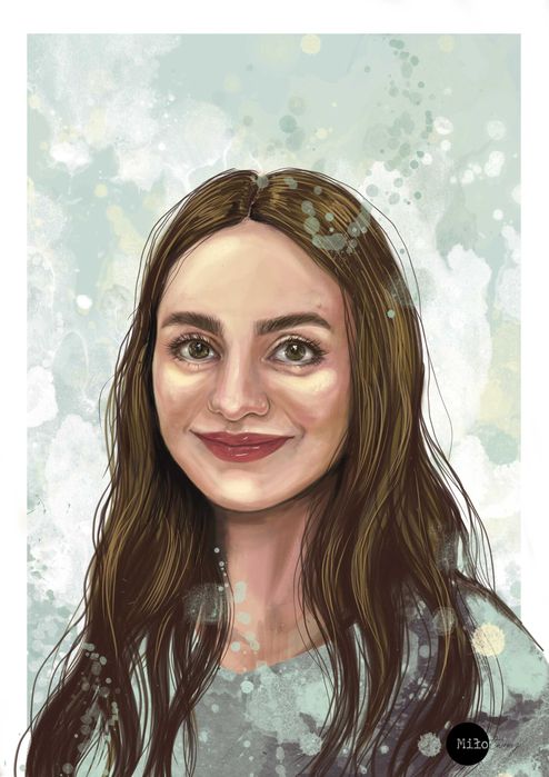 portrety digital painting