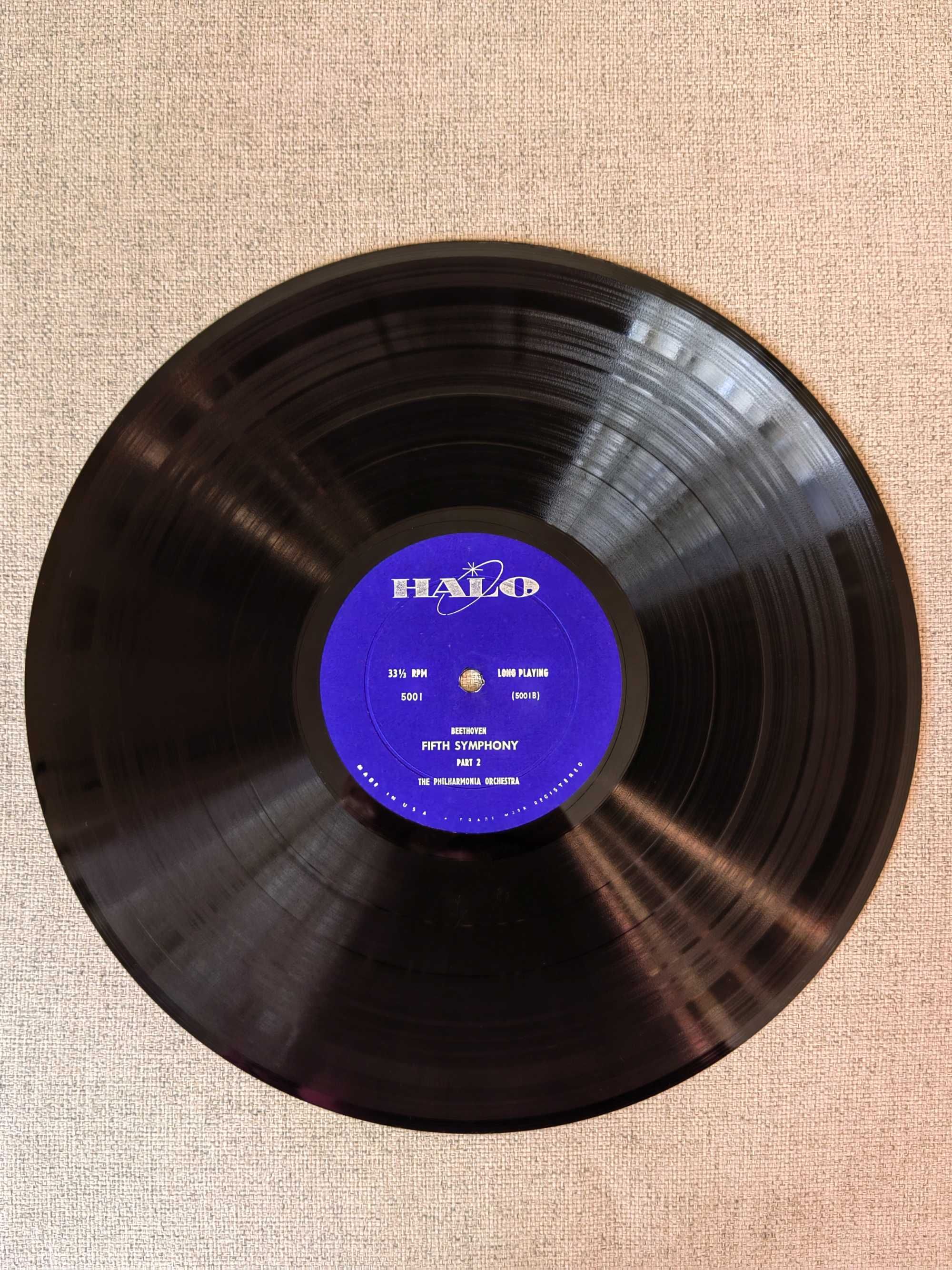 Vinil LP de Beethoven "Symphony No. 5 in C Minor, Opus 67"