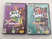 Sims 2 expansões - jogo pc:  Viagens, Tempos Livres e Diversão Familia