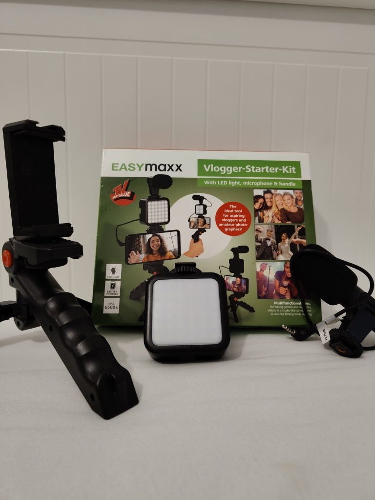 Vlogger-StarterKit Easymaxx zestaw dla vlogera Stan nowy Nowy