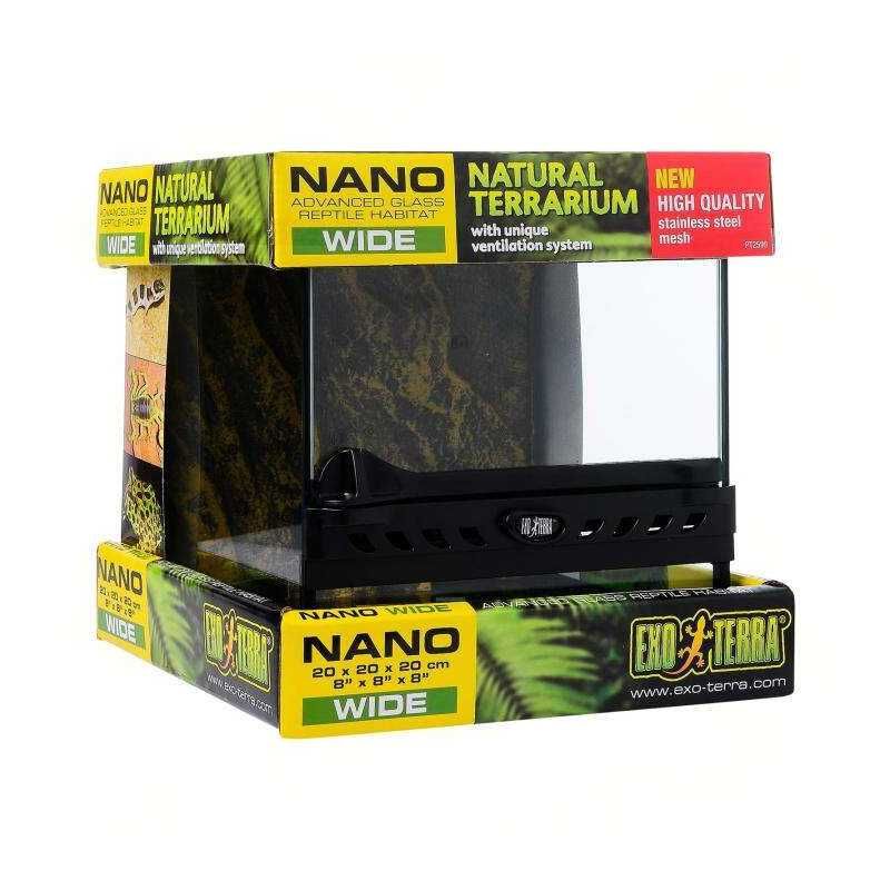 PROMO Exo Terra Terrário Nano Wide 20x20x20 NOVO