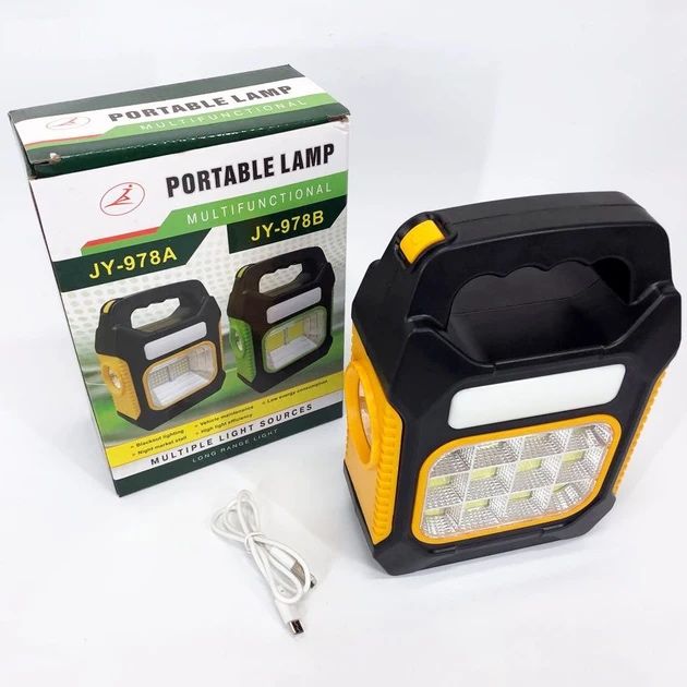 Ліхтар аварійний світлодіодний прожектор акумуляторний