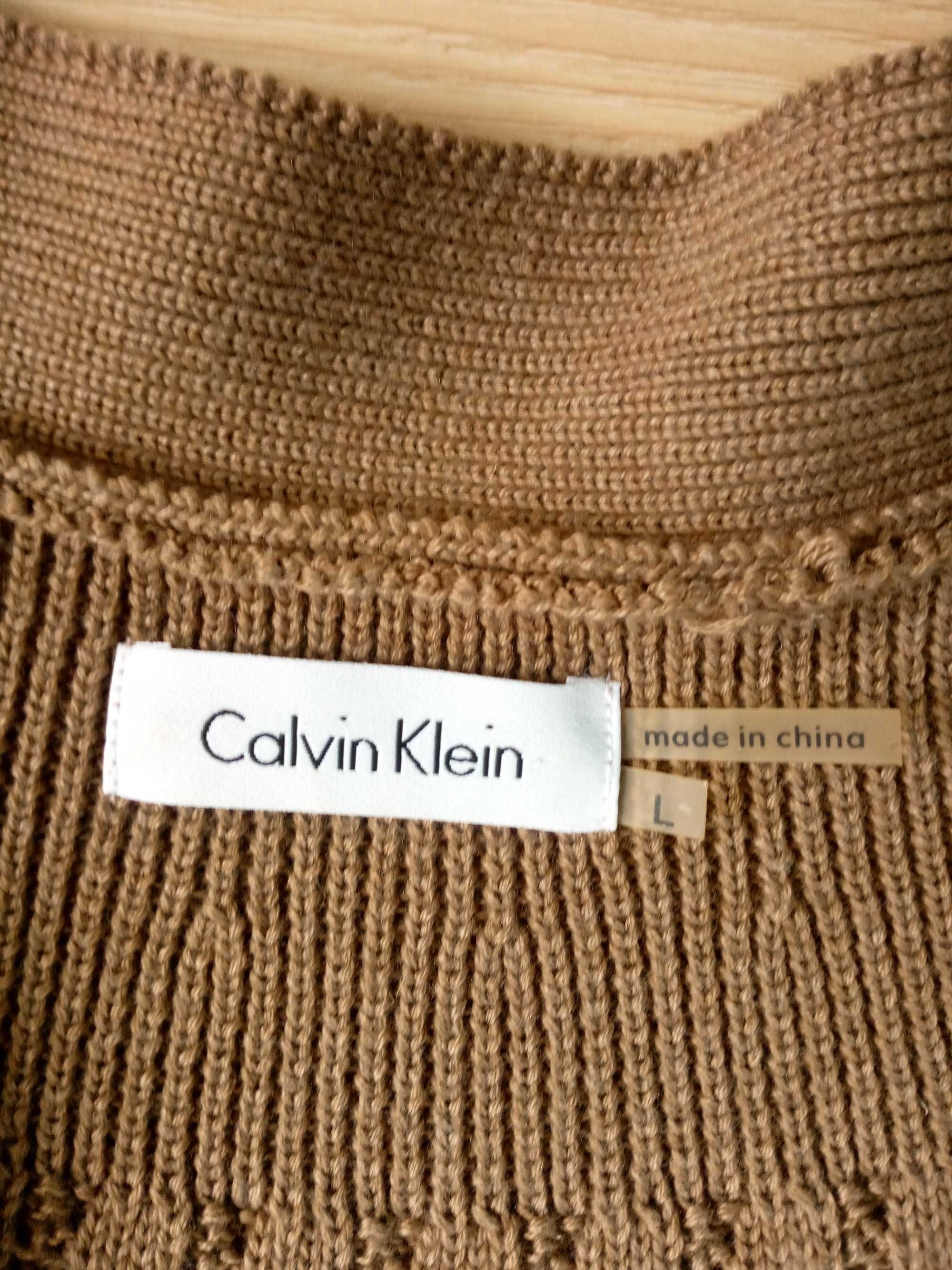 Sweter damski długi  Calvin Klein r.L