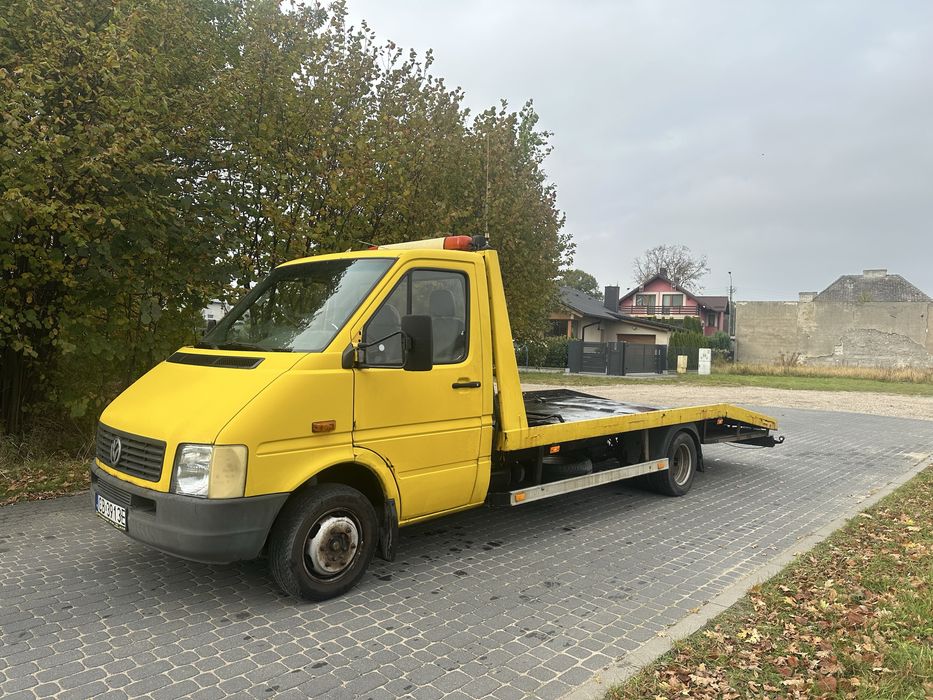 VW LT35 2.5Tdi Blizniak Max Autolaweta Wciagarka Platforma Pneumatyka