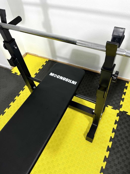 Zestaw Do Ćwiczeń 96kg Hantle Siłownia Atlas Ławka Obciążenie Sztanga