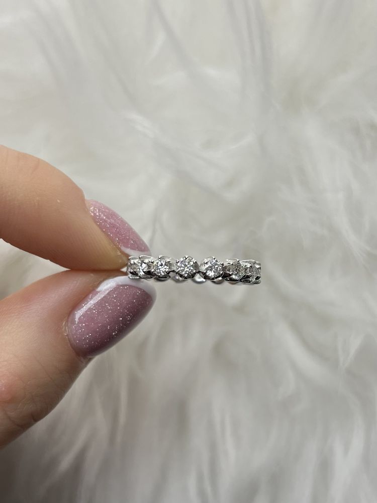 Кольцо дорожка с бриллиантами 1.35ct каблучка діаманти