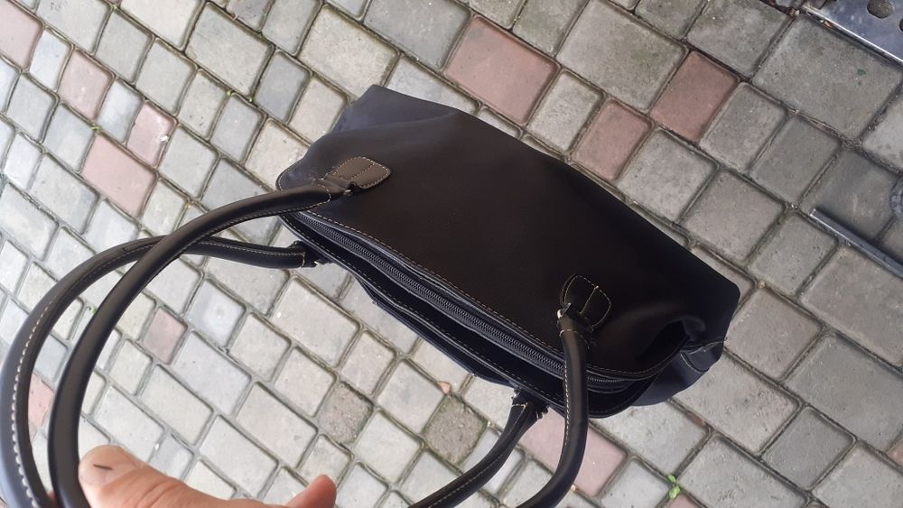 Сумка женская шопер Fantsy BagsАнглия.Черная.43*25*29*14см.