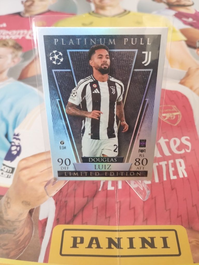 Topps match attax extra 2024/2025 platinium pull pl5 Douglas luiz