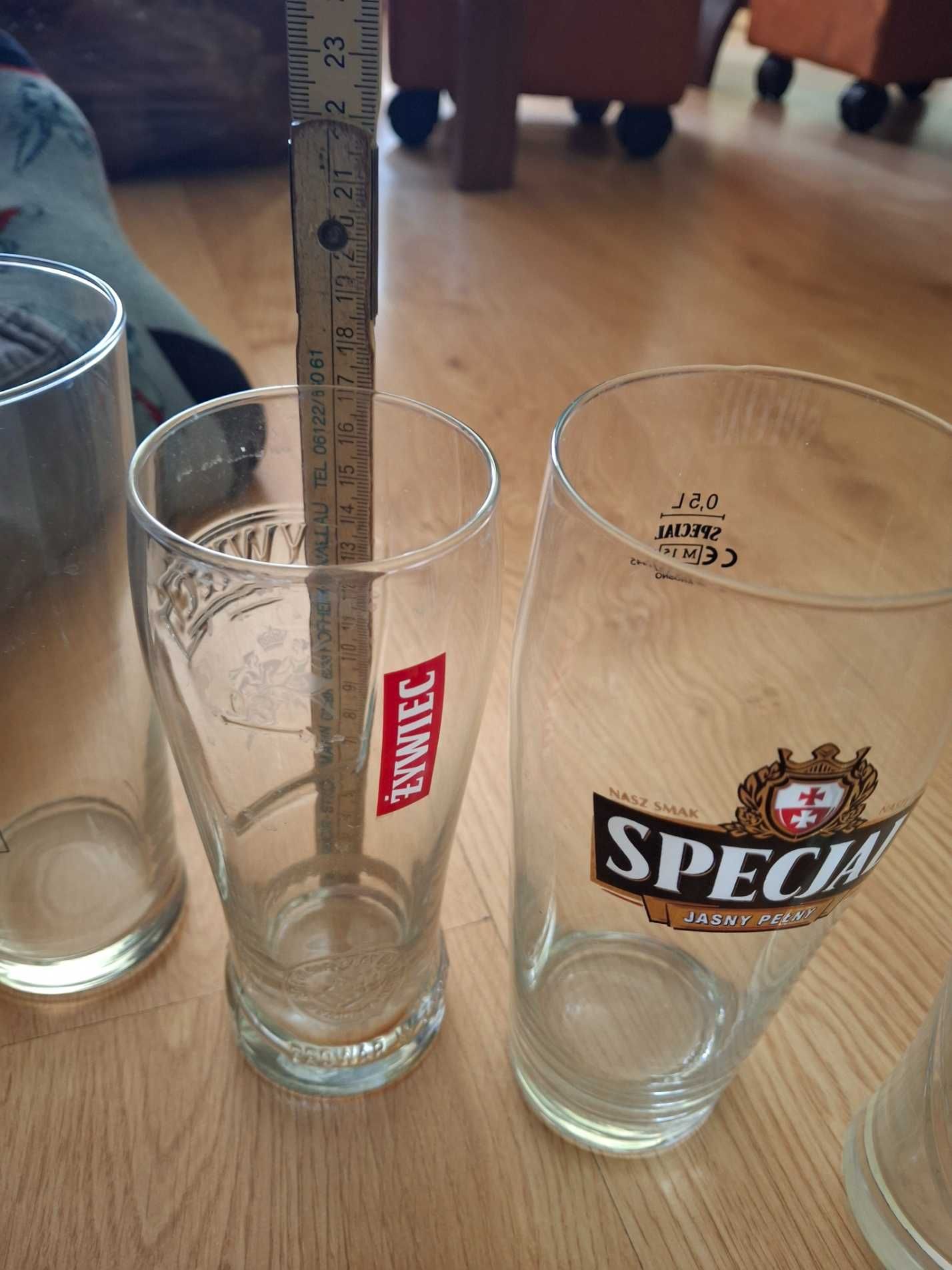 Kufle do piwa szklanki 5szt. 0,5L i 1szt. 0,3L Heineken Żywiec Specjal