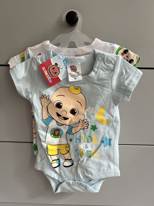 Body z krótkim rękawem 2 pack 62 r