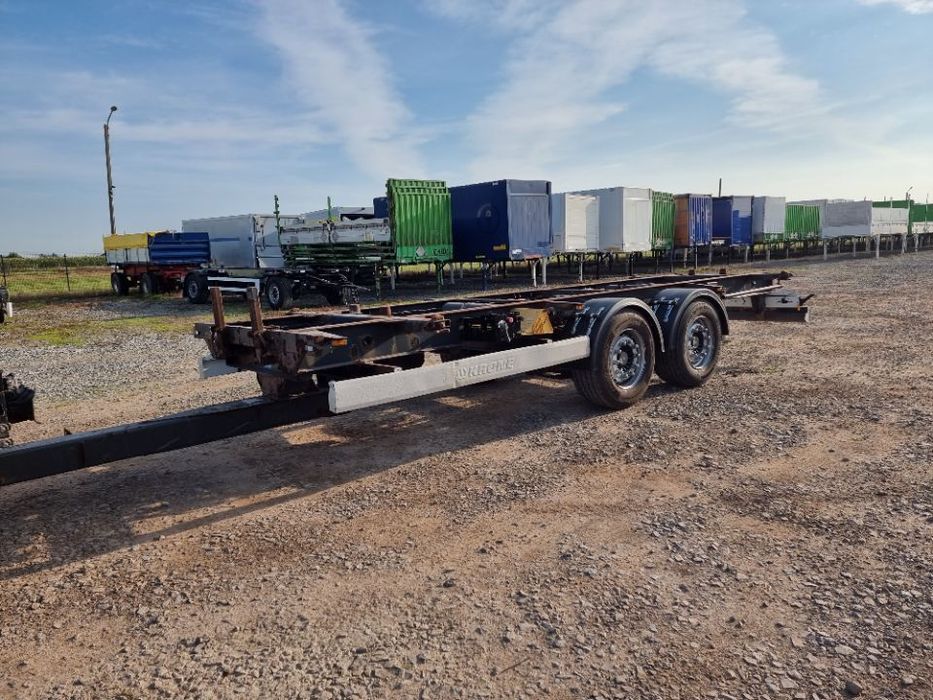 Krone TANDEM BDF 7.45-7.80m KRONE DHL/DACHSER/DPD DOLNY ZACZEP  2009ROK OPONY 385/55R22.5 HAMULCE TARCZOWE osie SAF MOŻLIWOŚĆ TRANSPORTU