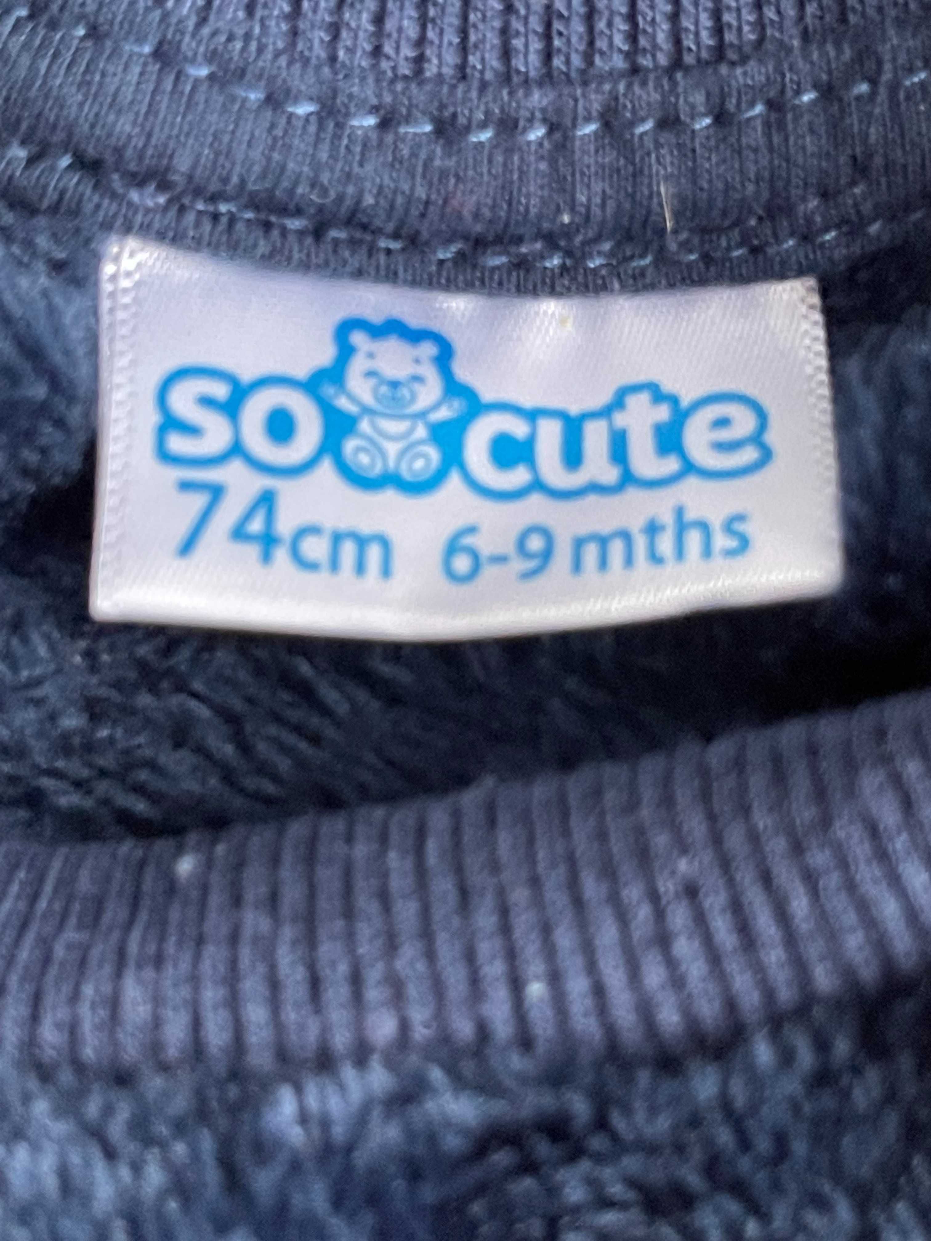 Bluza dla chłopca Rozmiar 74 6-9 miesięcy