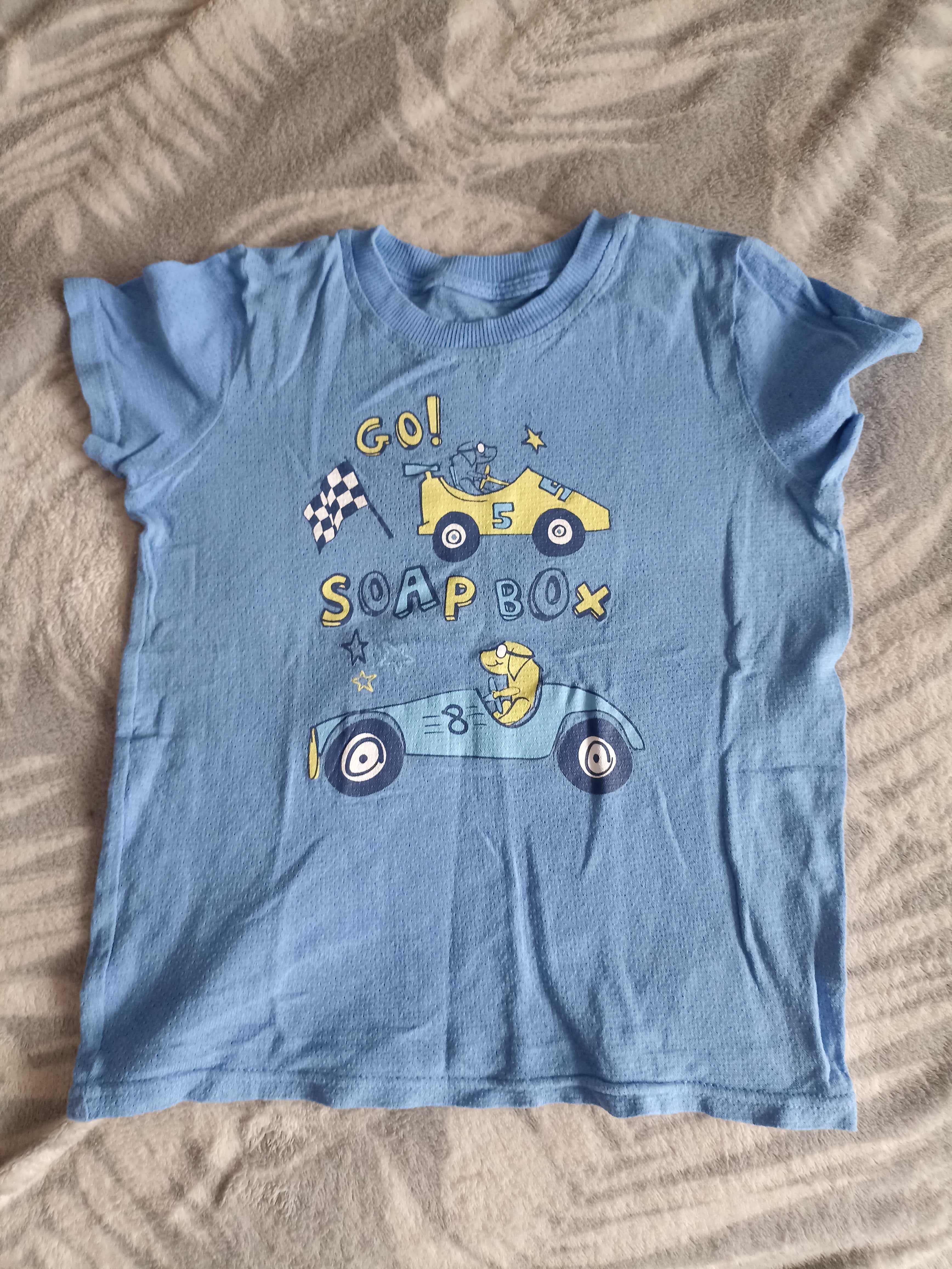 T-shirt niebieski 104