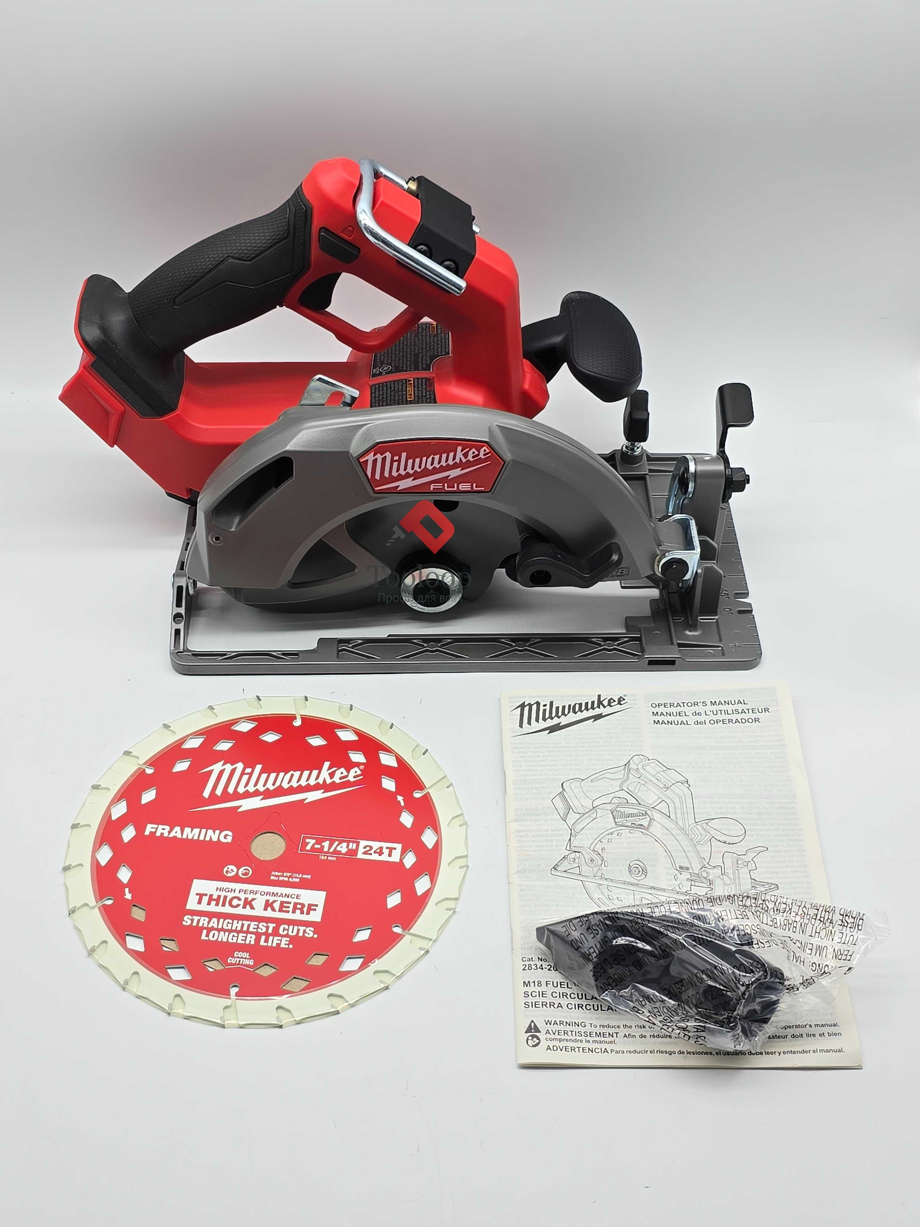 Milwaukee 2834 Аккумуляторная бесщеточная циркулярная 185мм\ Новая