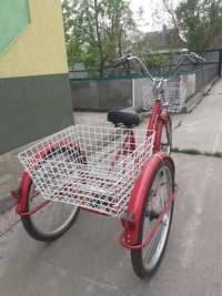 Велосипед дорослий інвалідський трьохколісний