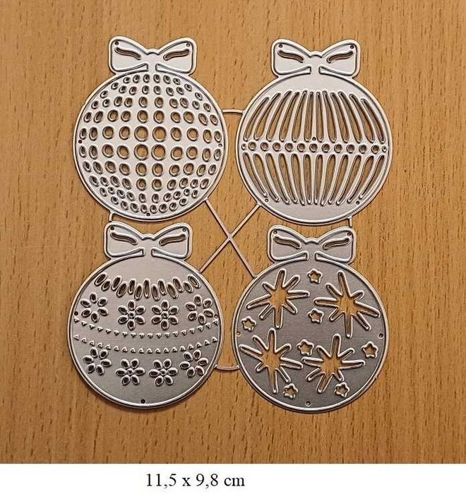 Scrapbooking - wykrojnik bombki