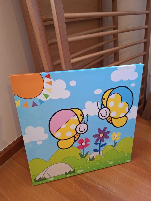 Cama de grades em carvalho + protecção lateral  + colchão