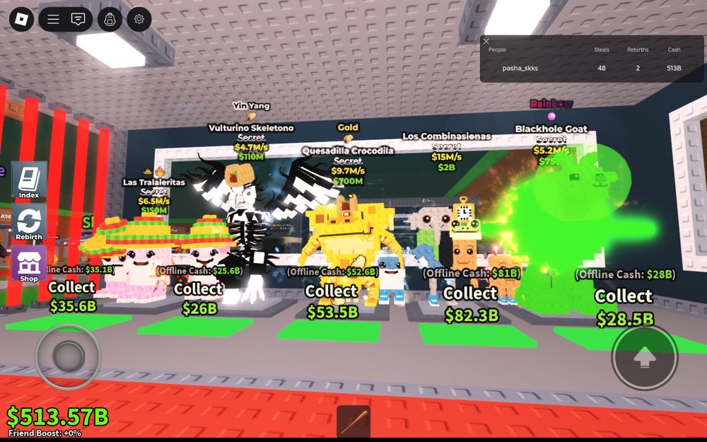 Steal a brainrot дешево (ціна жа всі)