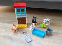 LEGO Duplo 10870 zwierzęta gospodarskie krowa kurczak świnka kot