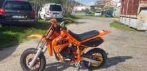 Mota crianca ktm 50 sx