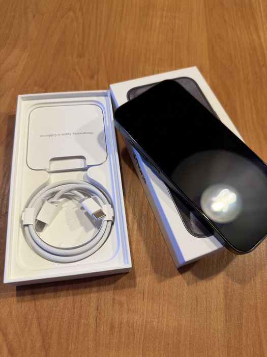 iPhone 15 Pro, Black Titanium, 128GB