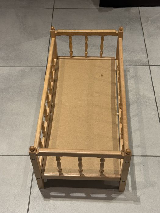 Drewniane łozeczka dla lalki