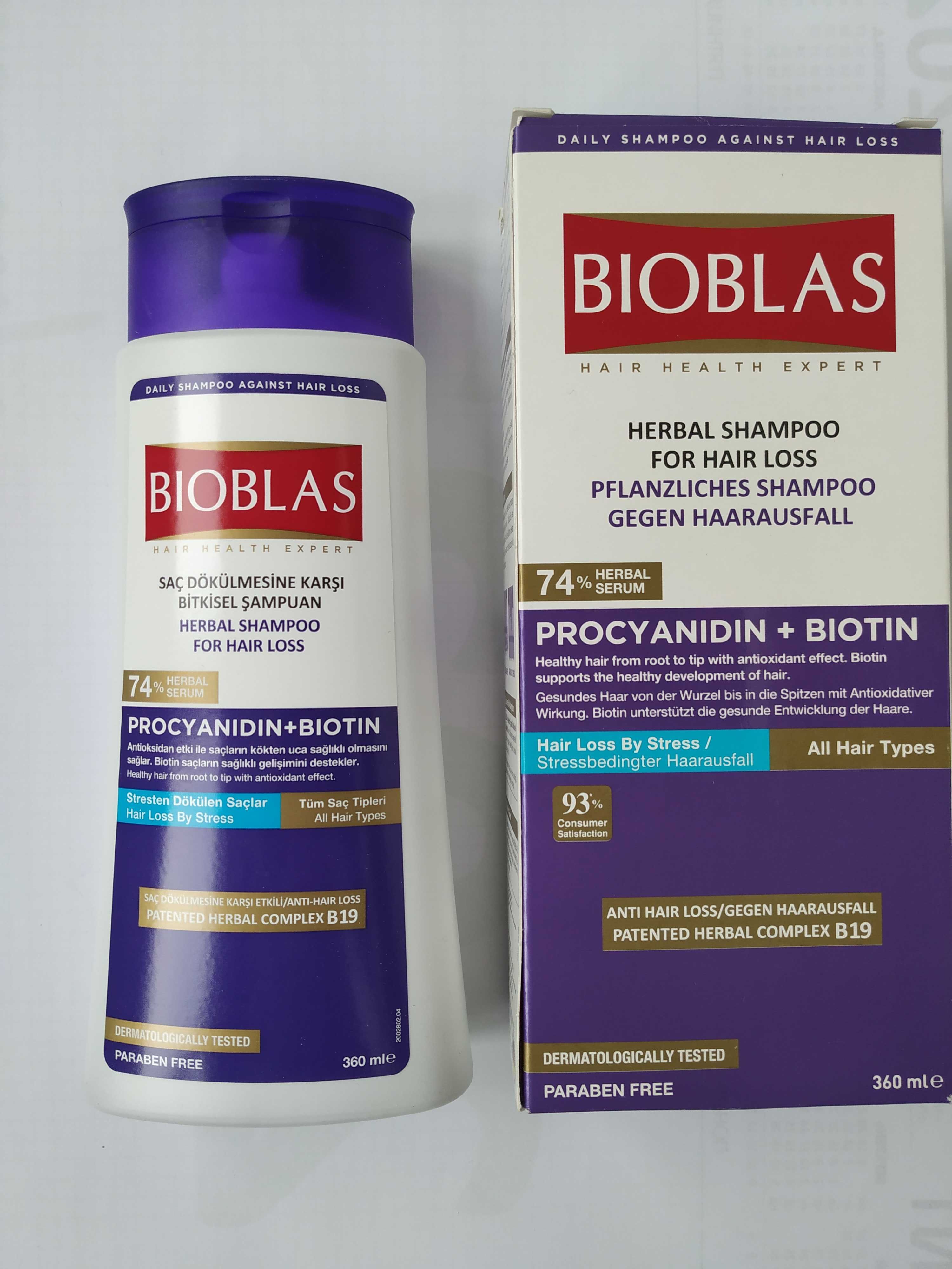 Шампунь від випадіння волосся Bioblas Botanic Oils Garlic . С чесноком