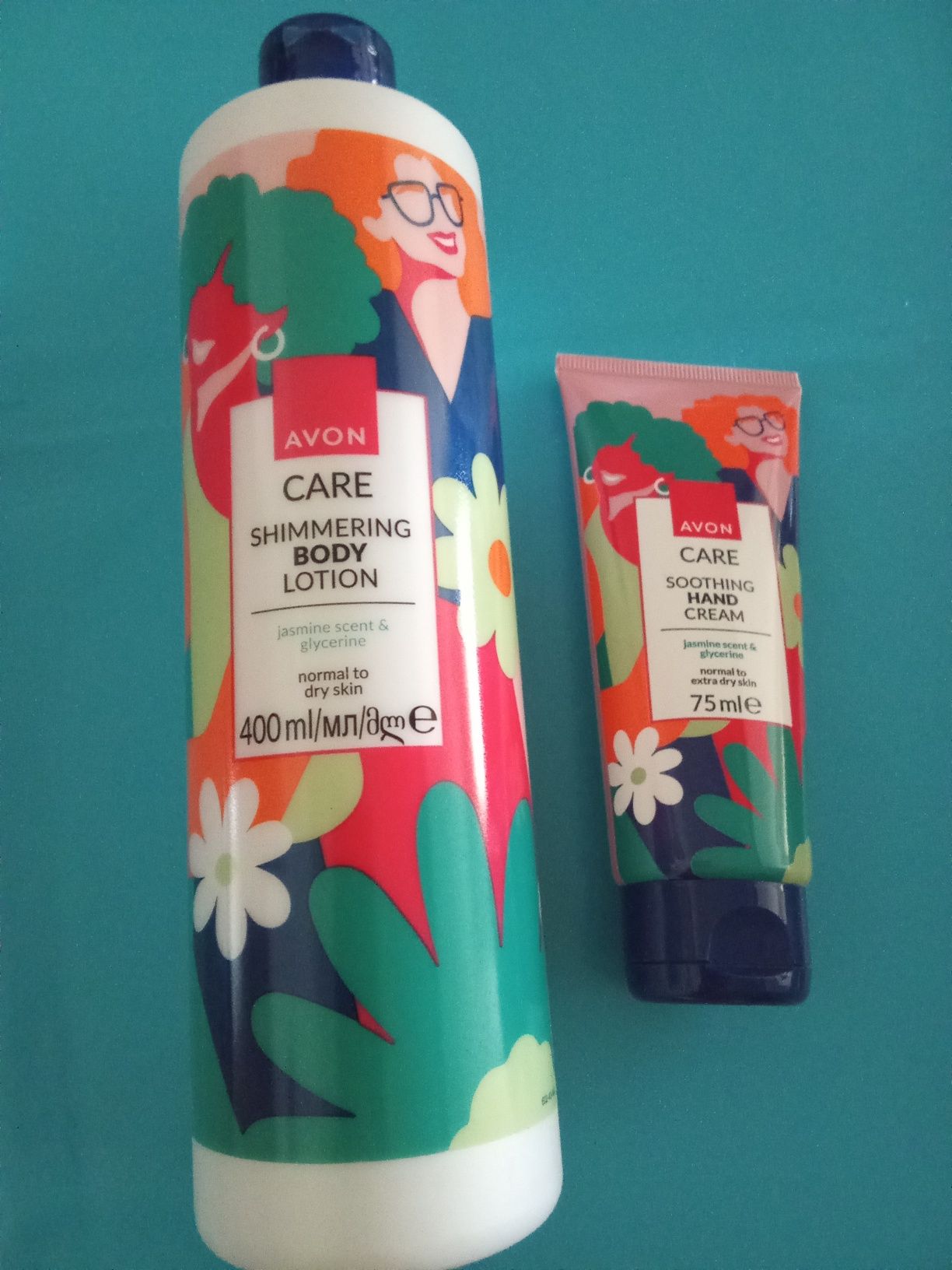 Loção corporal e creme mãos Avon