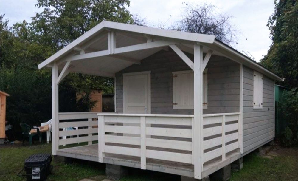 Domek drewniany letniskowy/narzędziowy,Altanka,Drewutnia,szopa,