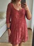 Vestido renda Lefties