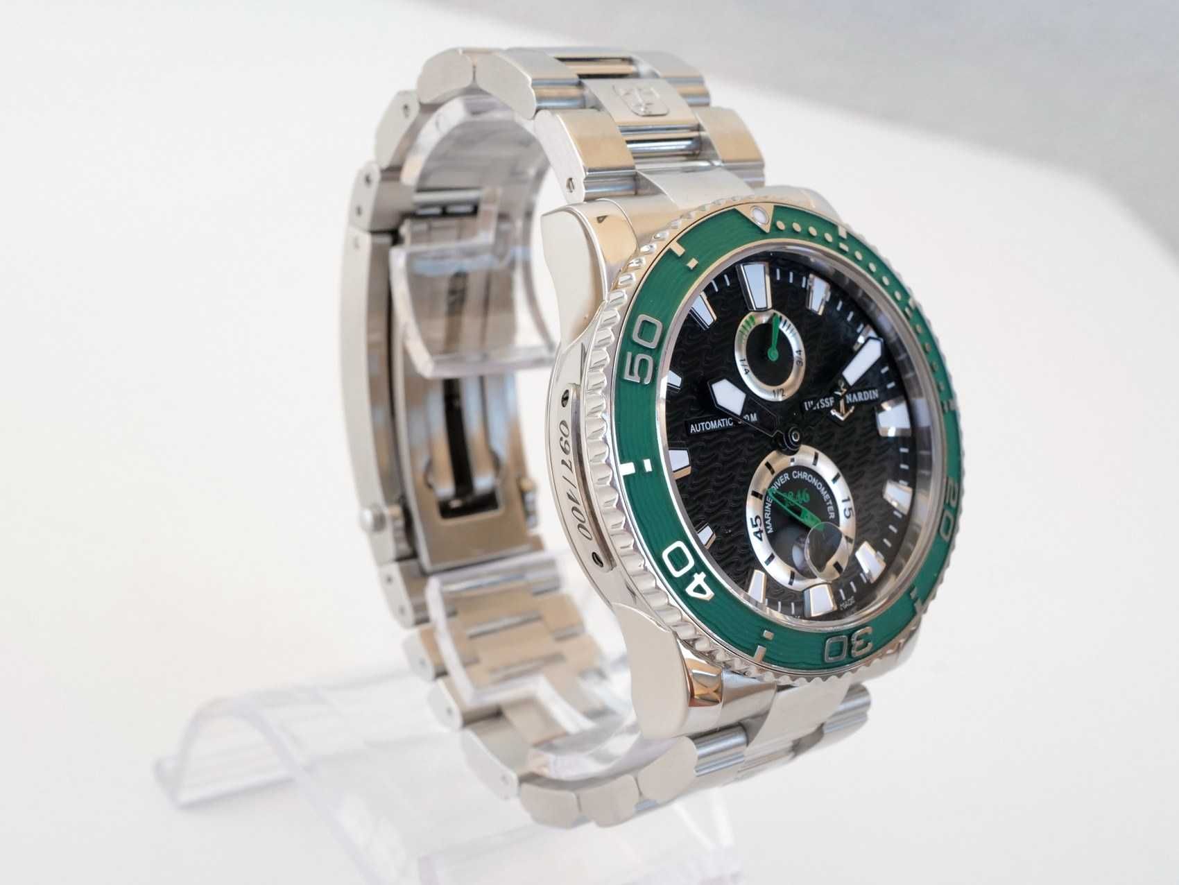 Ulysse Nardin Maxi Marine Diver Limited Edition Green Bezel