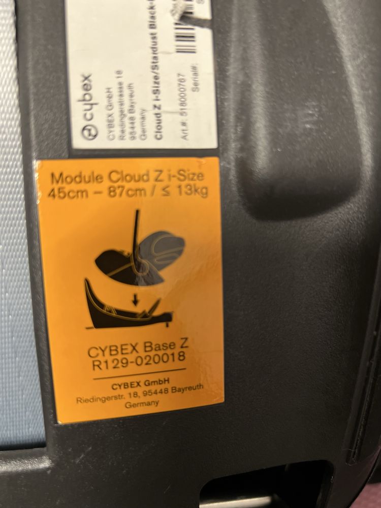 Cybex Cloud Z i-Size Platinium