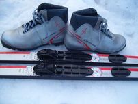 Super komplet narty biegowe BLIZZARD 205 + Nowe buty 45
