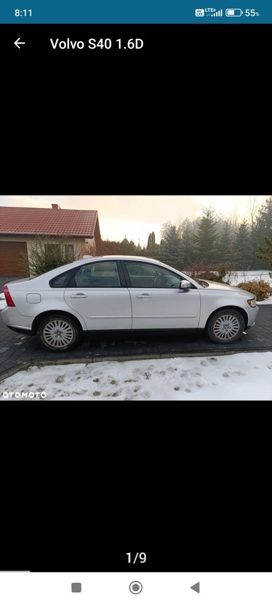 Volvo S40 1.6D 2008