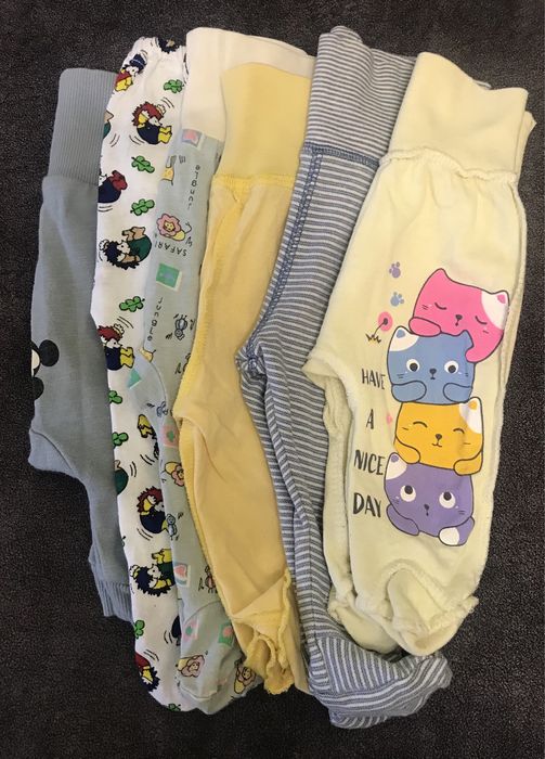 Пакет речей на хлопчика 0-3 міс. Комплект речей в роддом