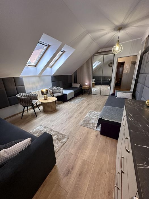 Apartamenty Krynica Centrum Ferie Zima wolne pokoje kuchnia winda stok