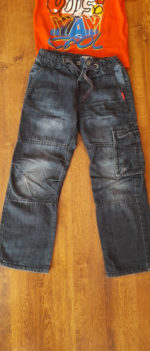 Spodnie dżinsowe 110-116 na 5-6 lat