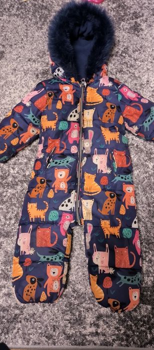 Комбінезон зимовий для дівчинки 18 м, next 92Ruina, H&M, Reima