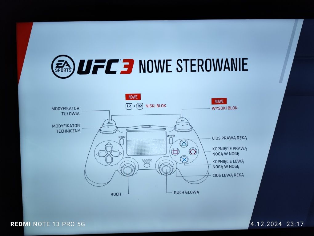 Gra UFC 3 na PS4 od EA Games napisy PL