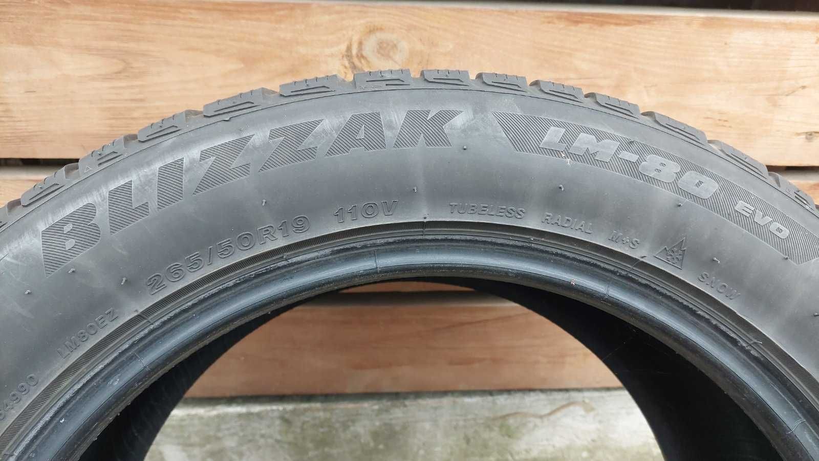 Шини бв Bridgestone Blizzak  LM-80 evo 265/50 r19  110v зима